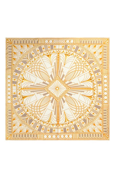 Шелковый платок LEFFERS бежевого цвета по цене 19700 руб., арт. 41.42.3.4.03, фото 4 Шелковый платок LEFFERS, арт. 41.42.3.4.03, фото 4