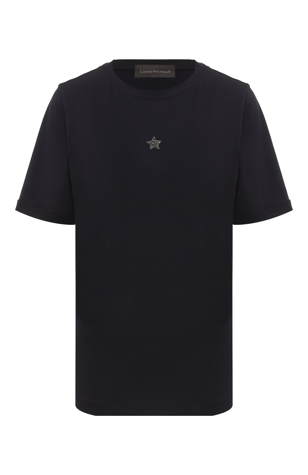 Хлопковая футболка LORENA ANTONIAZZI, арт. TS24AP/9999, фото 1