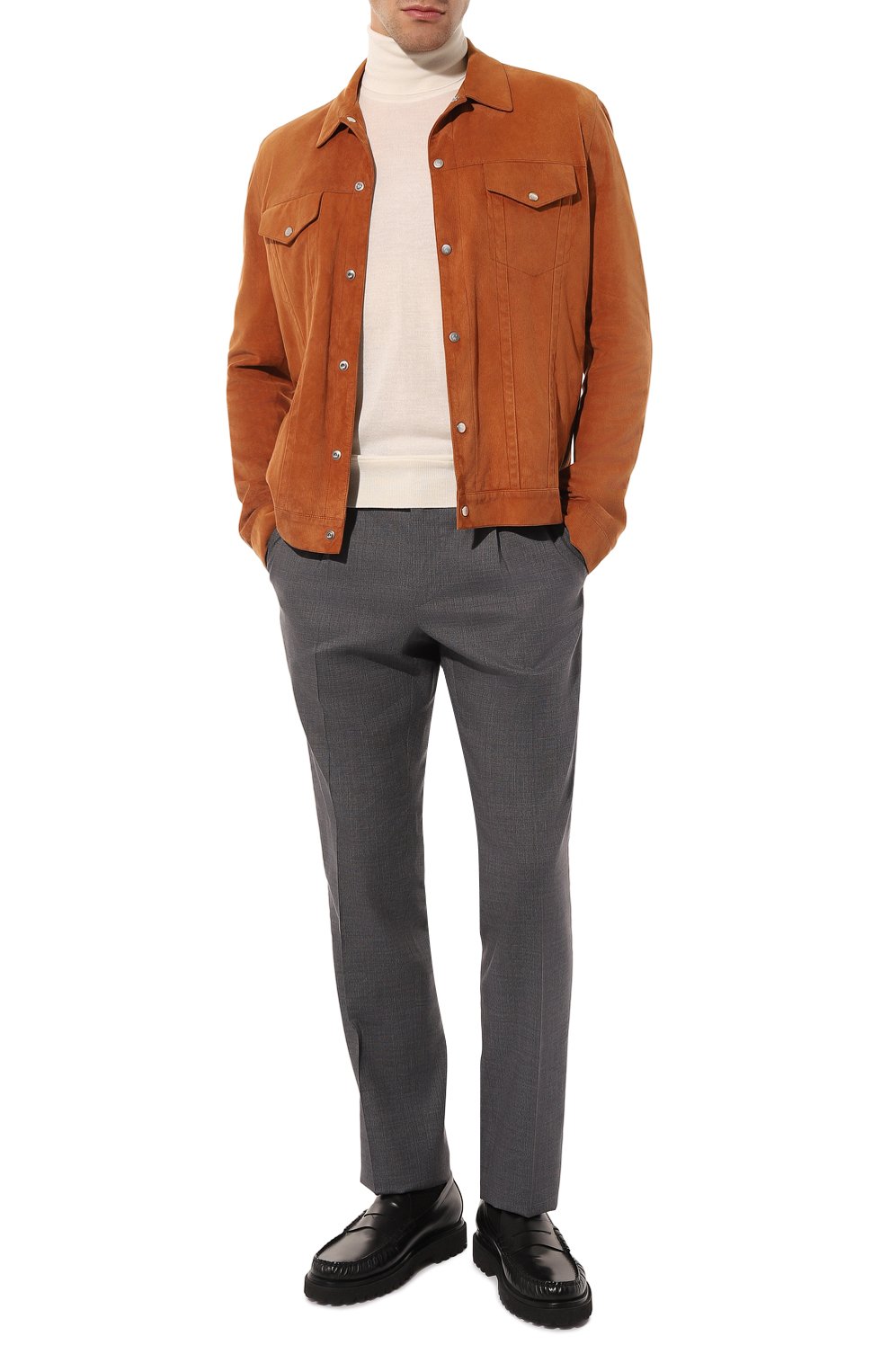 Брюки из шерсти и льна STEFANO RICCI, арт. M1TL1000A4/T021HC, фото 2