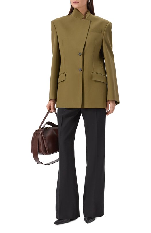 Кожаные ботильоны Mugler MUWFW26FS208_TL001 Чёрный  MUWFW26FS208_TL001 Фото 3