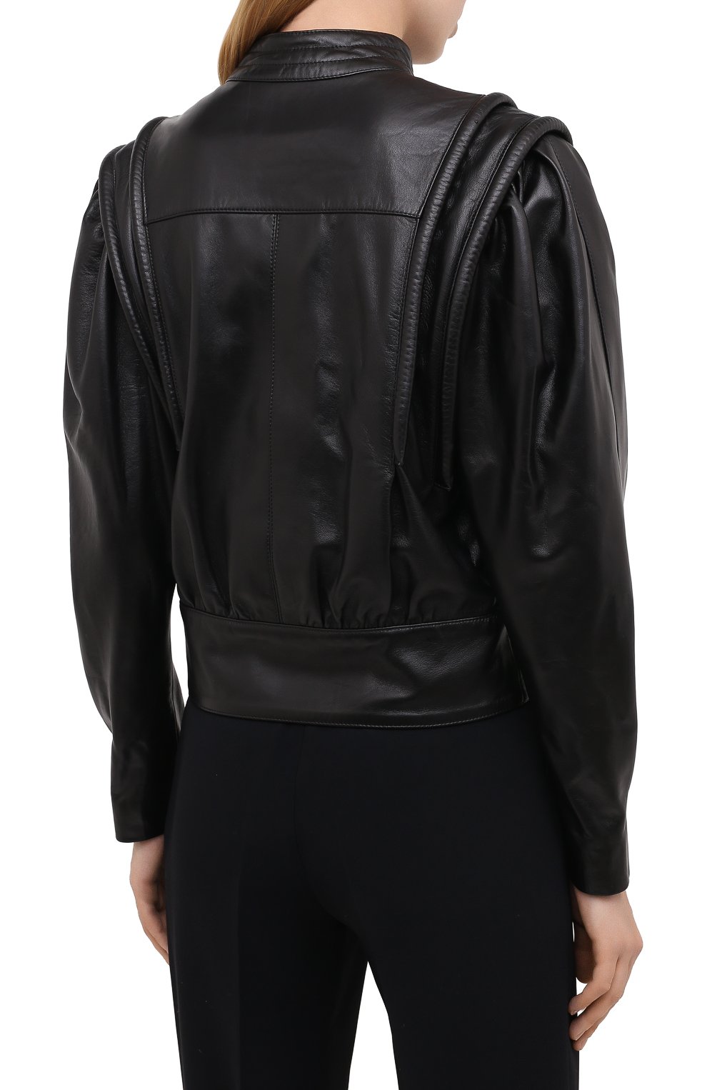 Кожаный бомбер ISABEL MARANT, арт. VE1514-20H056I/LARSY, фото 4