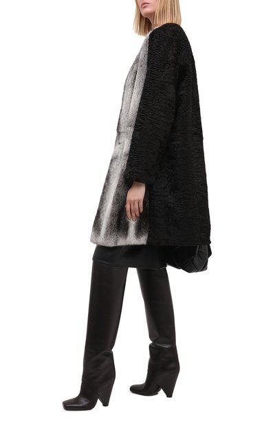 Шуба из норки и каракуля KITON, арт. D40687U/4L03, фото 2