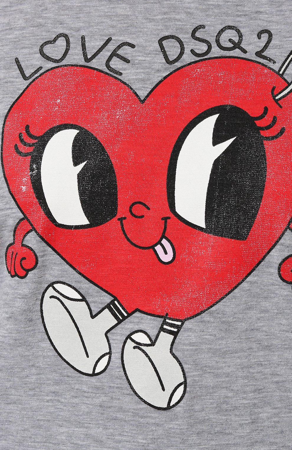 Футболка из хлопка и вискозы DSQUARED2 серого цвета по цене 36500 руб., арт. S72GD0476/S22146, фото 5 Футболка из хлопка и вискозы DSQUARED2, арт. S72GD0476/S22146, фото 5