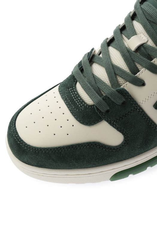 Замшевые кеды Out of Office Off-White 0MIA189S25LEA007 Зелёный  0MIA189S25LEA007 Фото 7