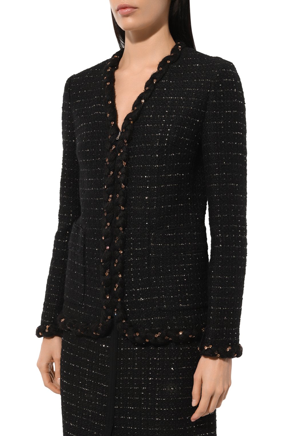 Твидовый жакет GIAMBATTISTA VALLI, арт. 24FWPVCA6113-08UBE, фото 3