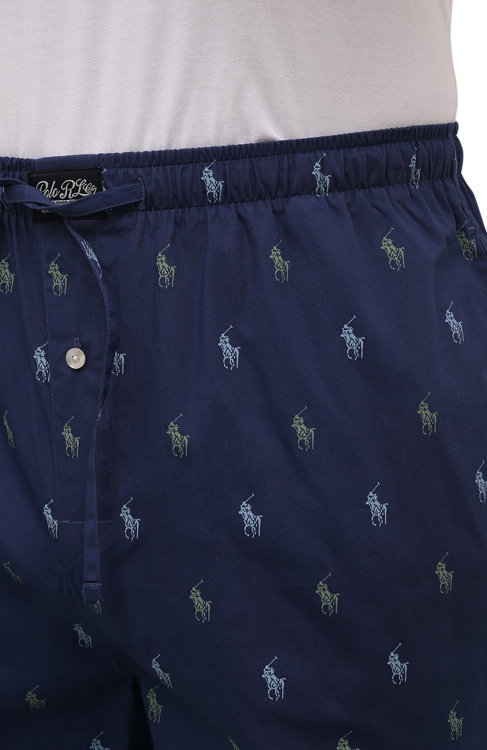Хлопковые домашние брюки POLO RALPH LAUREN, арт. 714862799/002, фото 5