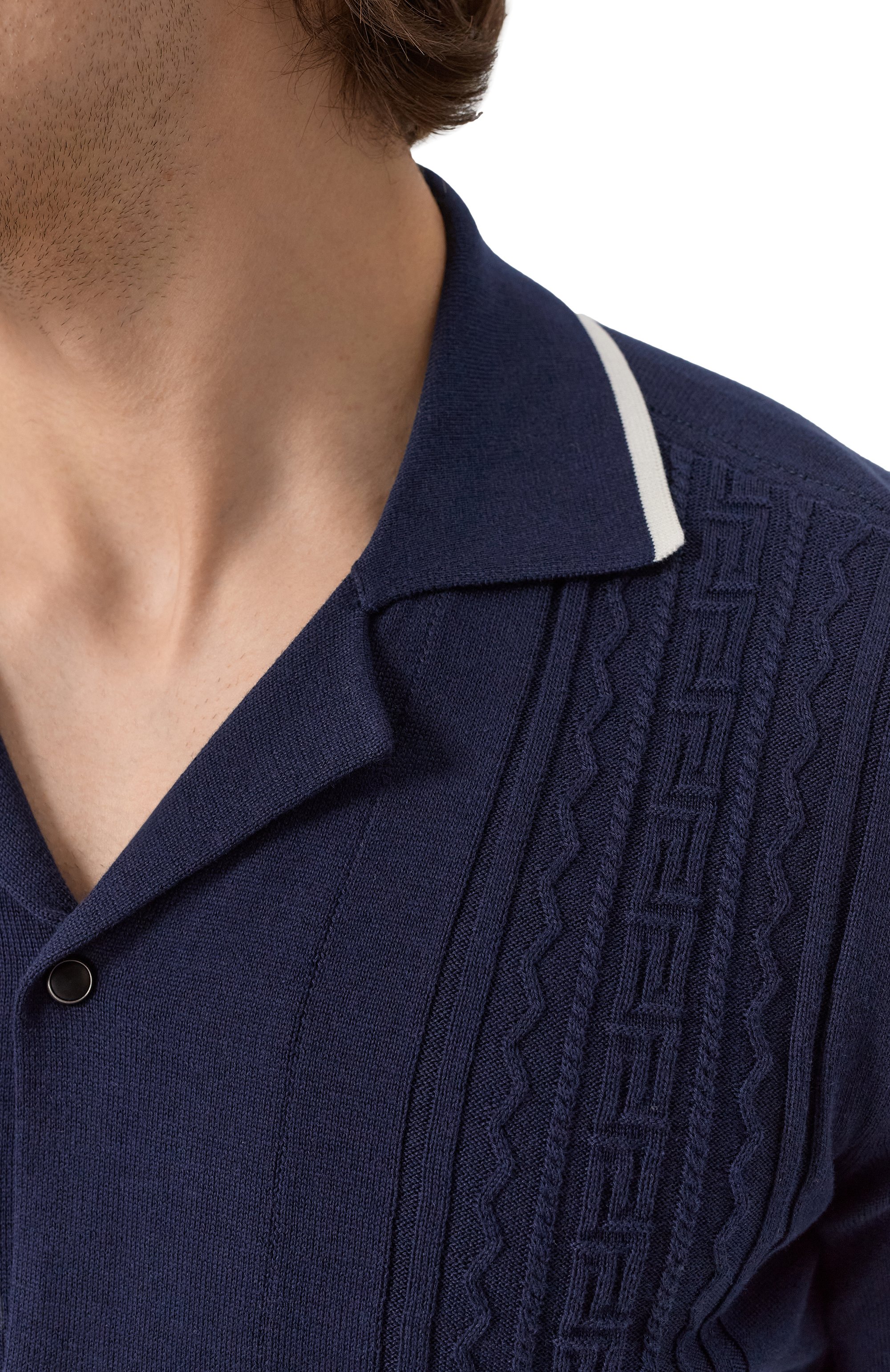 Хлопковая рубашка BRUNELLO CUCINELLI, арт. M29203415, фото 5