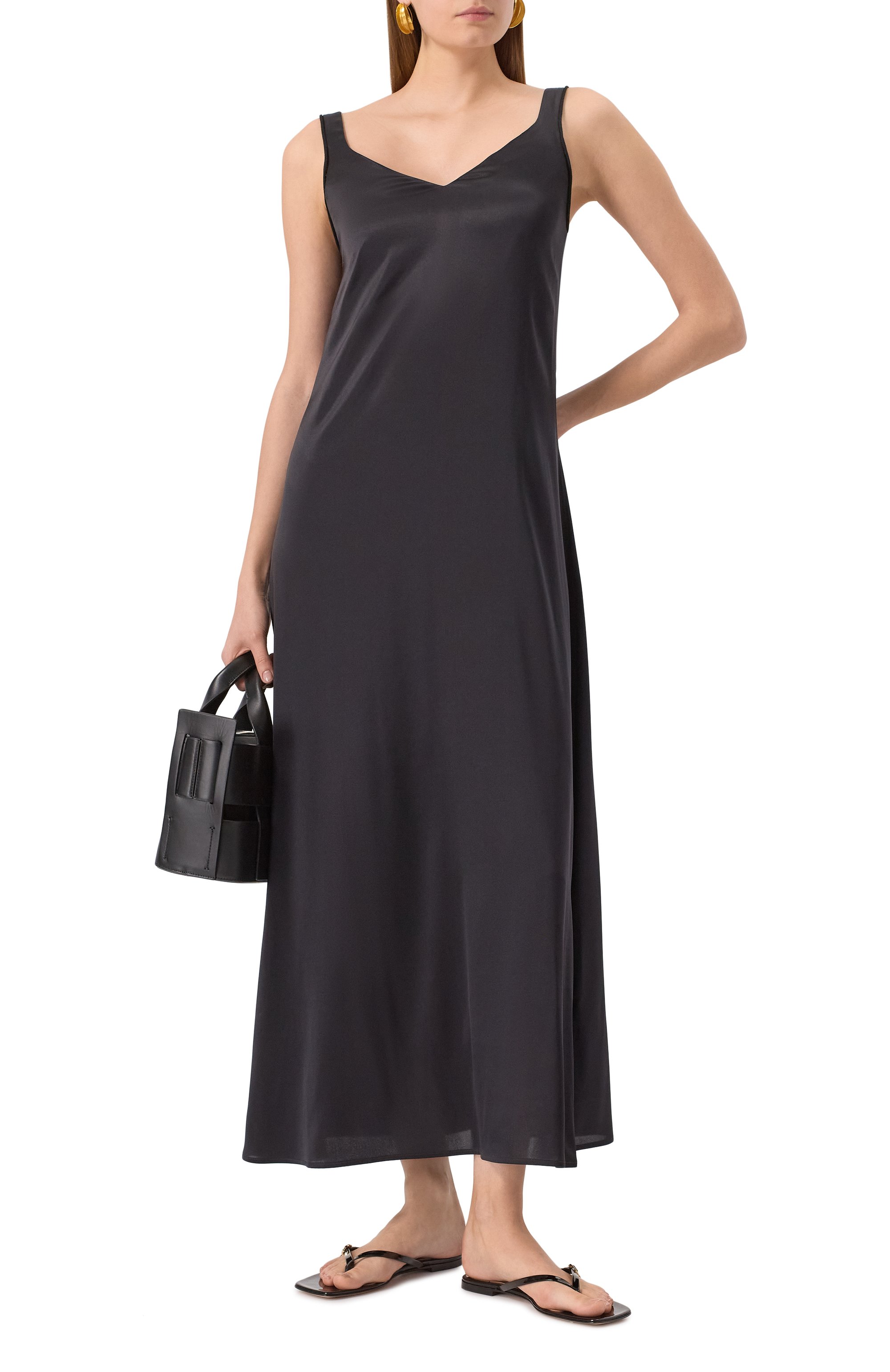 Кожаные шлепанцы GIANVITO ROSSI, арт. G15160.05CU0.VERNER0, фото 2