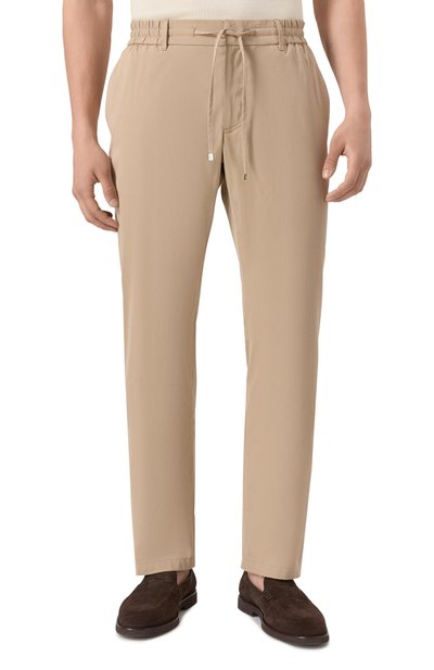 Брюки из хлопка и шелка ZILLI, арт. CP201CM010790043U/68, фото 3