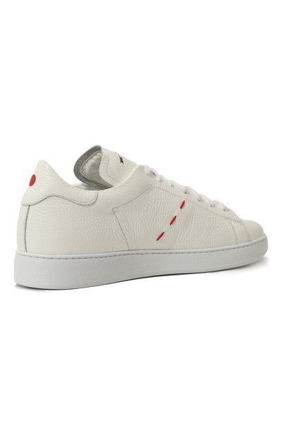 Кожаные кеды KITON, арт. USSA068N01035, фото 5