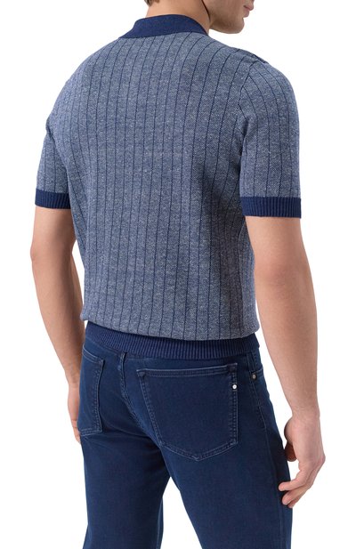 Поло изо льна и хлопка GRAN SASSO, арт. 57116/18659, фото 4