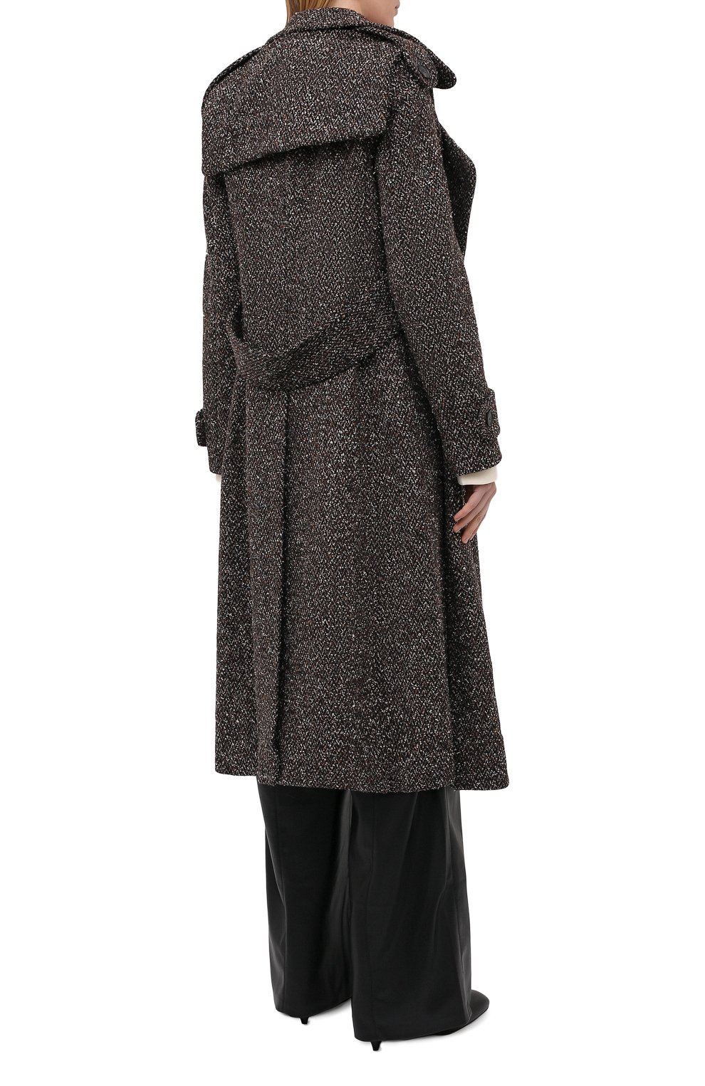 Пальто из шерсти и шелка VICTORIA BECKHAM, арт. 1420WCT001950A, фото 4