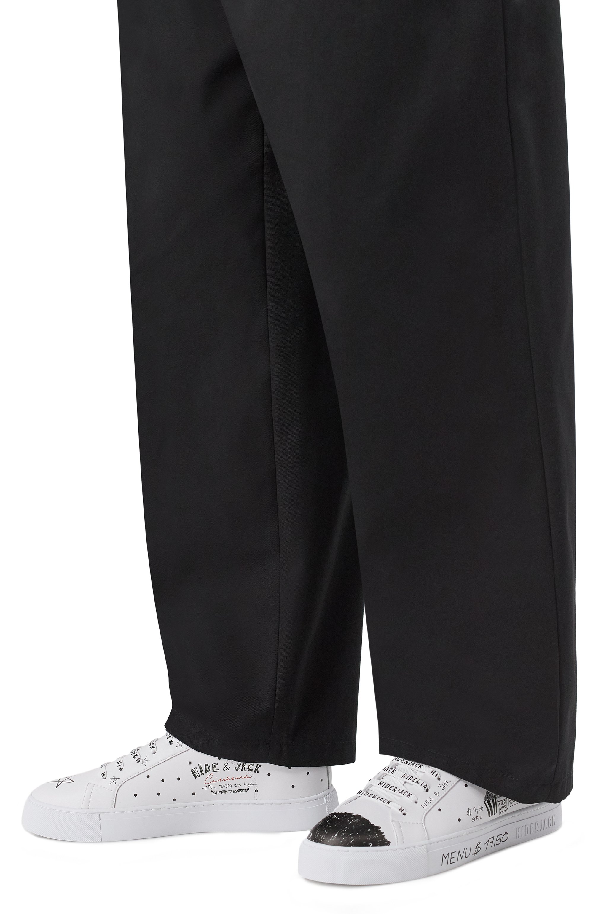 Кожаные кеды sky open cinema HIDE AND JACK, арт. ESERLCINWHT, фото 3