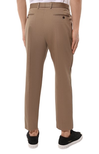 Хлопковые брюки GUCCI бежевого цвета по цене 83520 руб., арт. 468518 Z3732, фото 4 Хлопковые брюки GUCCI, арт. 468518 Z3732, фото 4