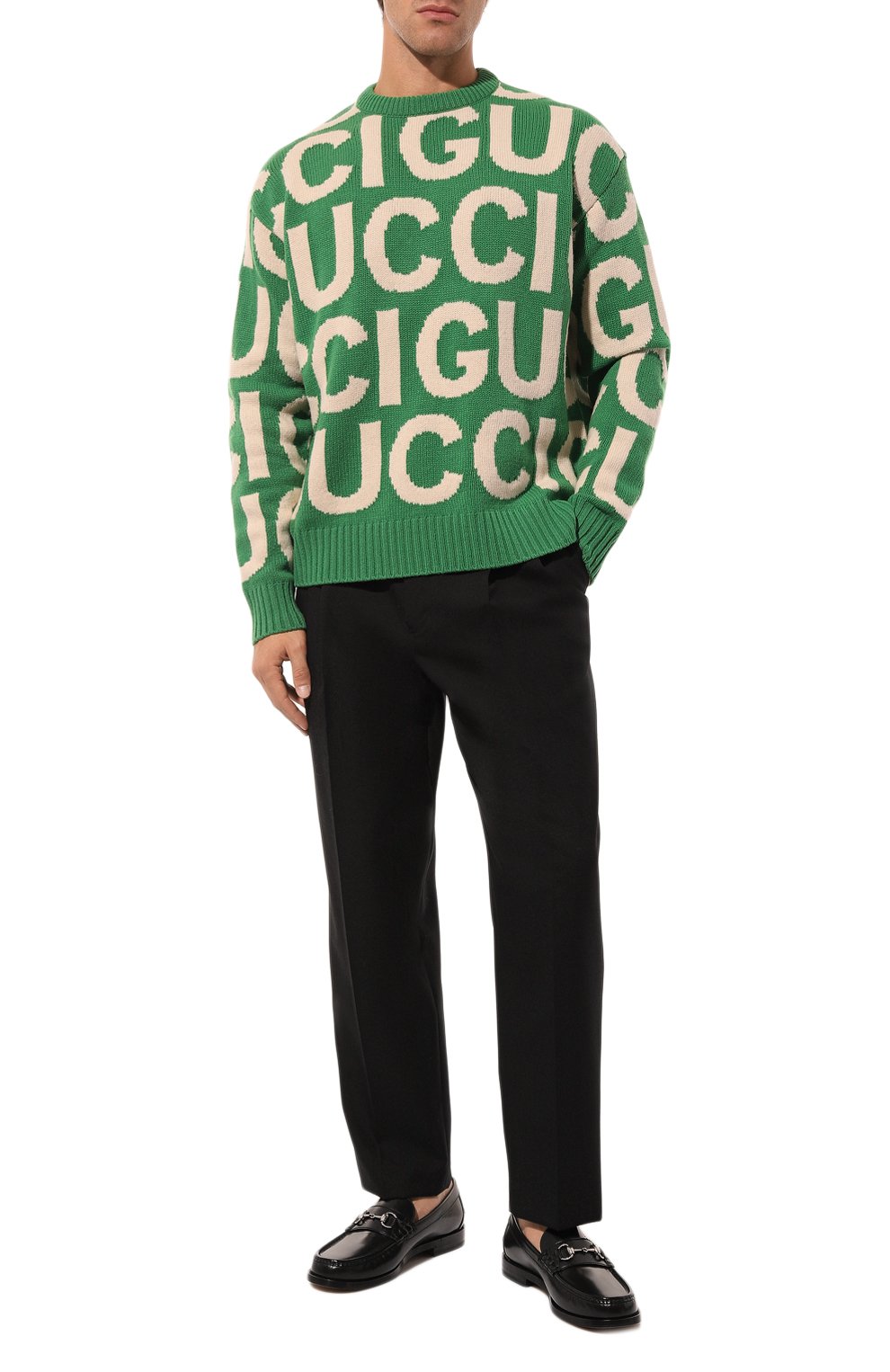 Кожаные лоферы GUCCI, арт. 776660/17X00, фото 2