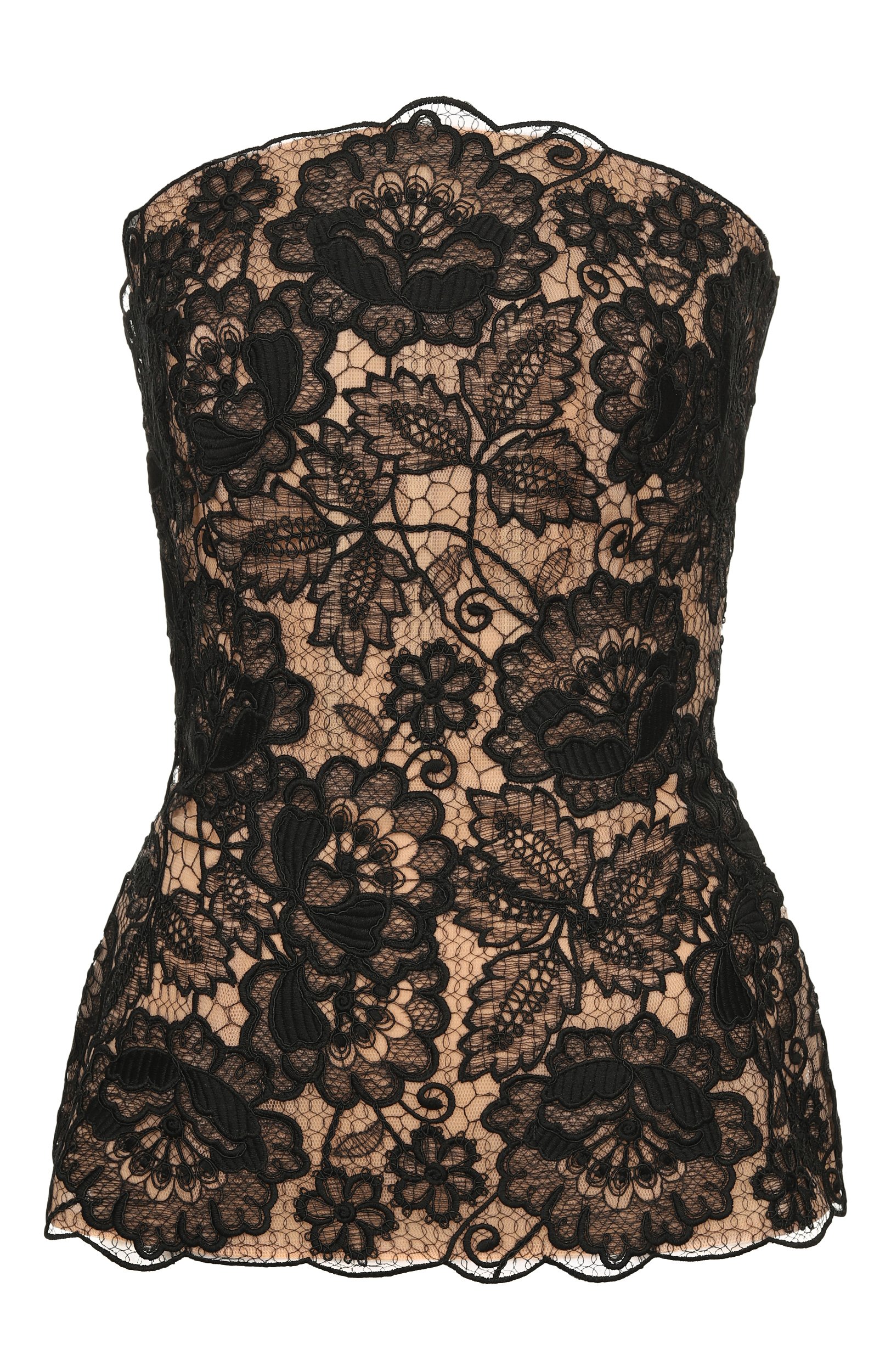 Топ ELIE SAAB черного цвета по цене 221000 руб., арт. T0436NF26/LA011, фото 1 Топ ELIE SAAB, арт. T0436NF26/LA011, фото 1