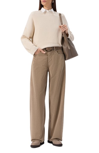 Пенни-лоферы из нубука BRUNELLO CUCINELLI, арт. MZDCG2370P, фото 2