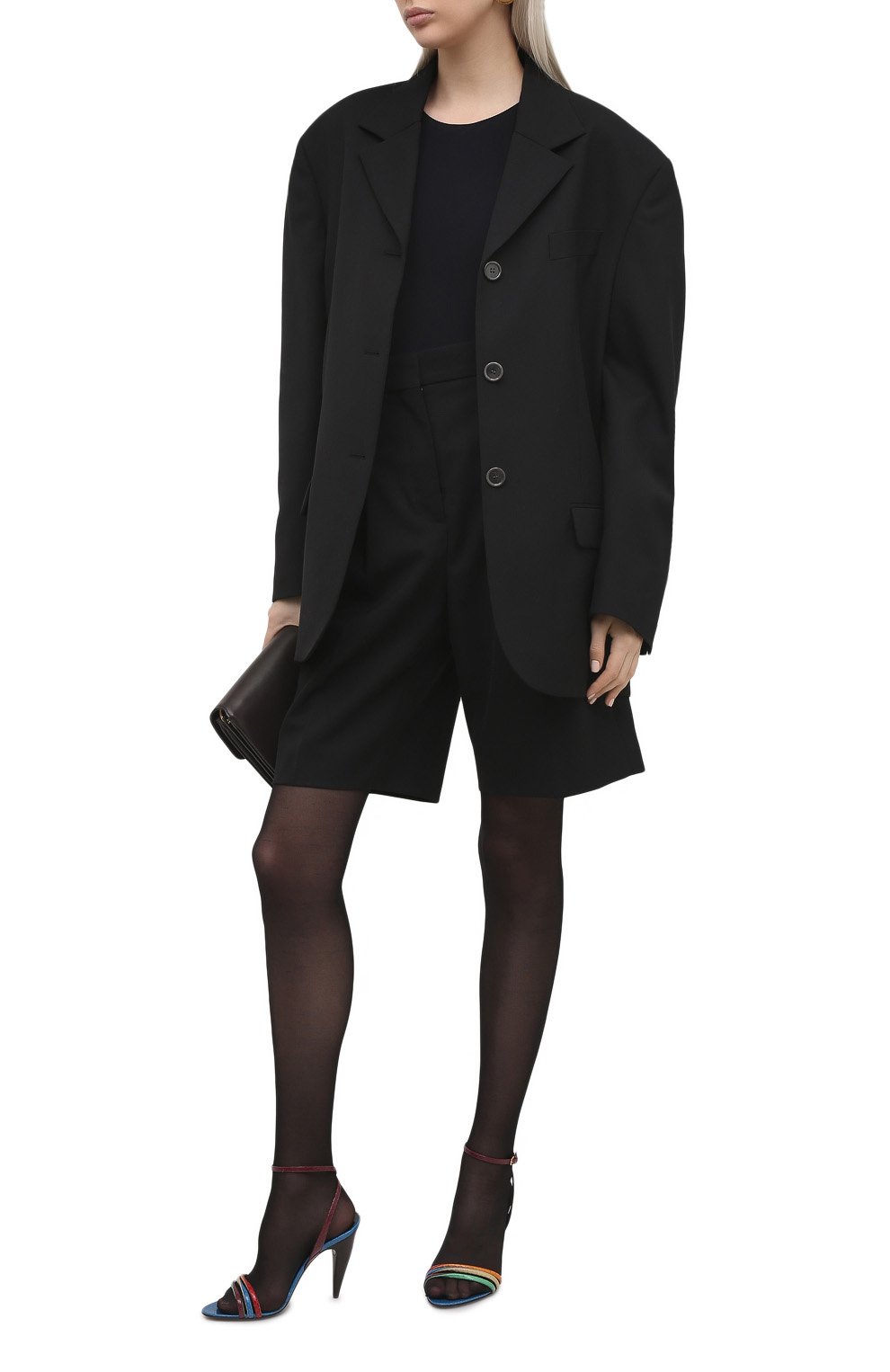 Кожаные босоножки liya SAINT LAURENT, арт. 650725/L3K10, фото 2