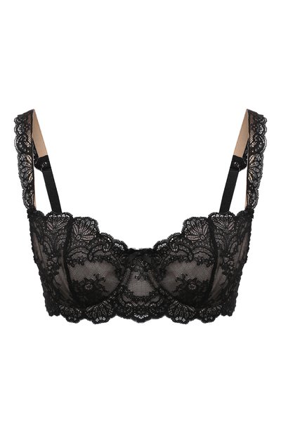 Бюстгальтер-балконет AUBADE черного цвета по цене 16390 руб., арт. OG14, фото 1 Бюстгальтер-балконет AUBADE, арт. OG14, фото 1