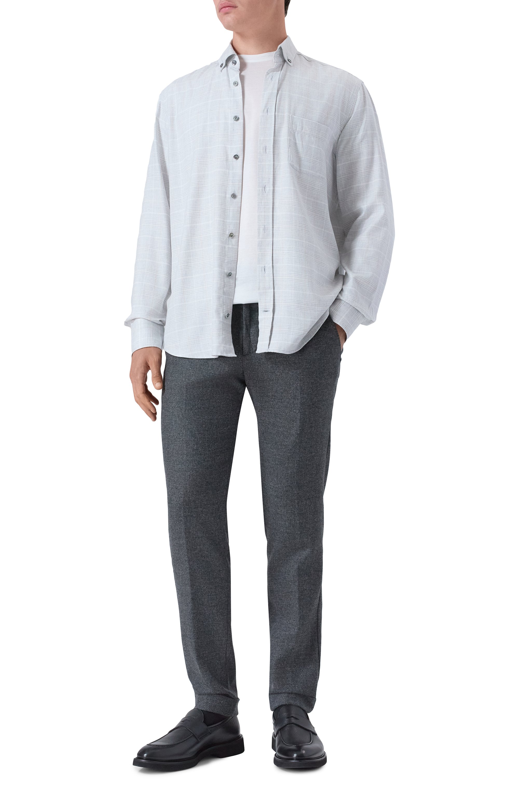 Брюки из шерсти и кашемира MARCO PESCAROLO, арт. CARACCI0L0/5234, фото 2