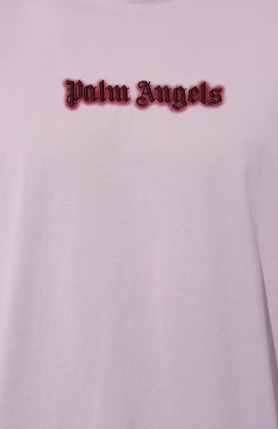 Хлопковая футболка PALM ANGELS, арт. PMAA002F24JER004, фото 5