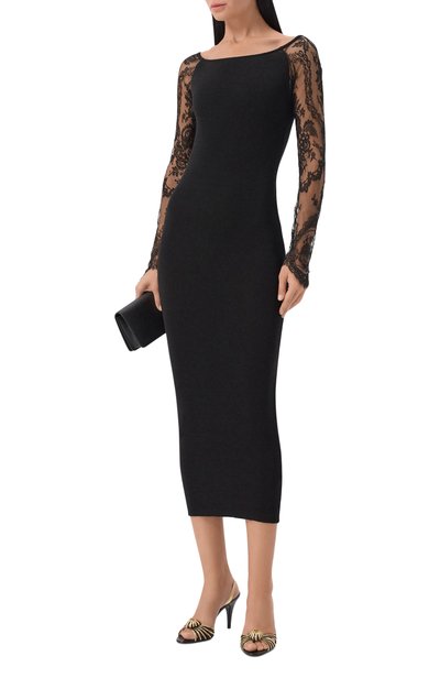 Платье из шерсти и вискозы VALENTINO, арт. 9B3KD15U/AAL, фото 2