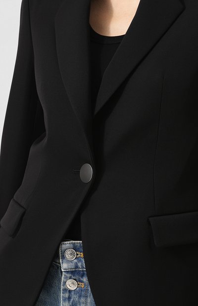 Приталенный шерстяной жакет GIORGIO ARMANI, арт. 8WHGG010/T00DY, фото 5