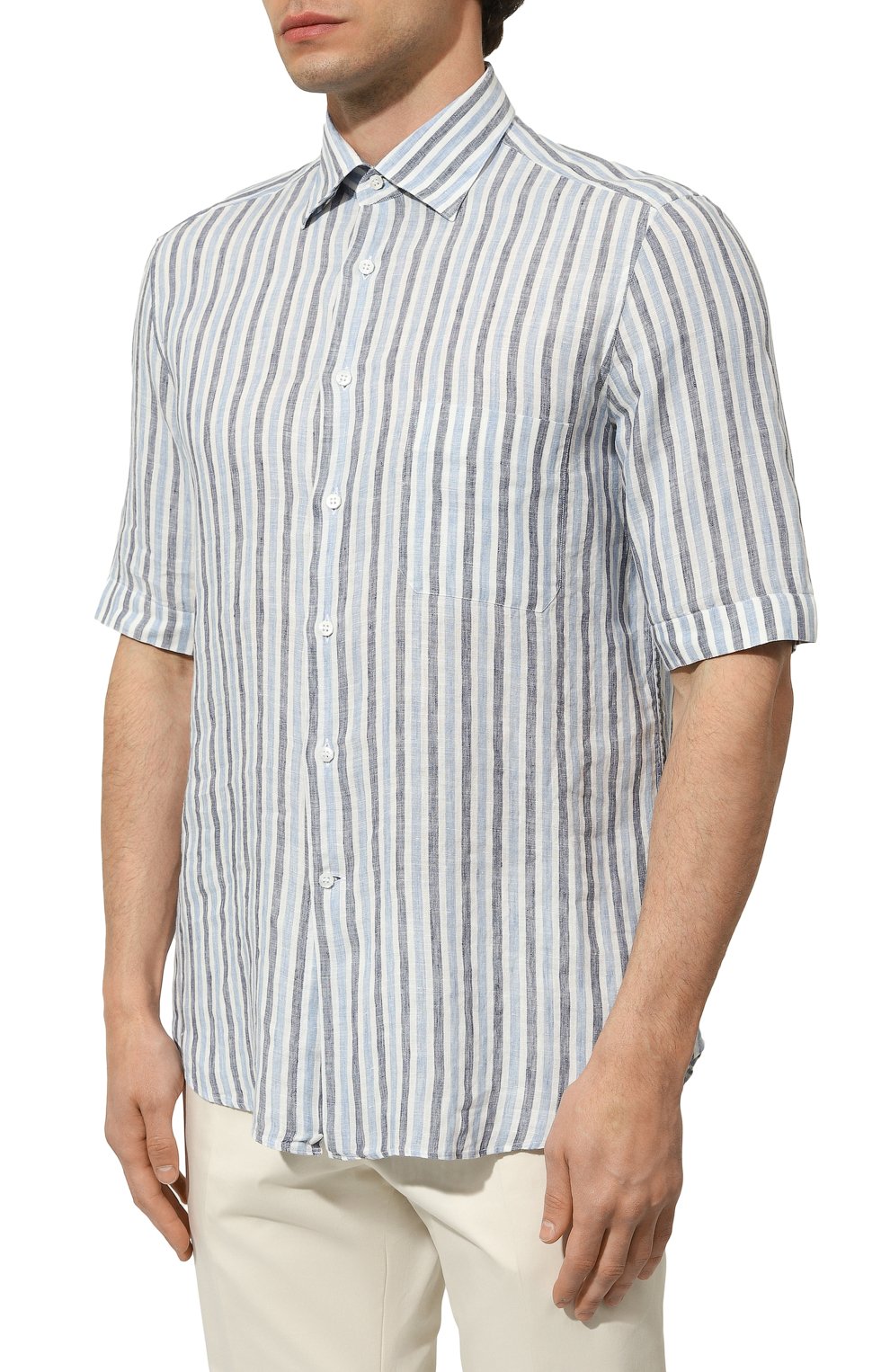 Льняная рубашка STEFANO RICCI, арт. MC007469/LX2715, фото 3