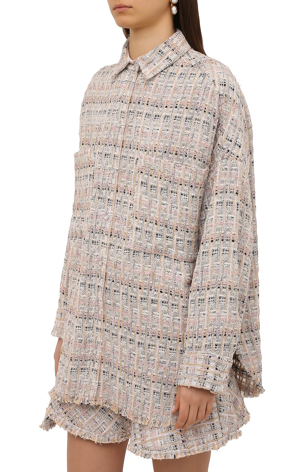 Рубашка IRO бежевого цвета по цене 67650 руб., арт. WP100LUKIA, фото 3 Рубашка IRO, арт. WP100LUKIA, фото 3