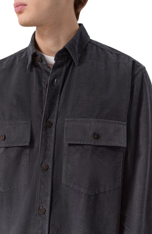 Вельветовая рубашка Bogner 58741151 Чёрный  58741151 Фото 5