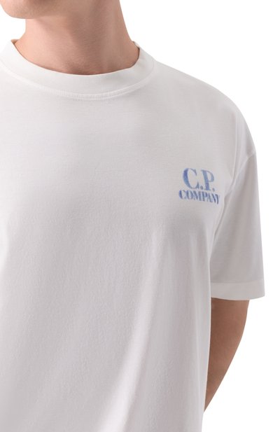 Хлопковая футболка C.P. COMPANY, арт. 20CMTS143A/110579W, фото 5