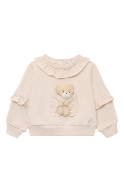 Хлопковый свитшот MONNALISA, арт. 39B608, фото 1