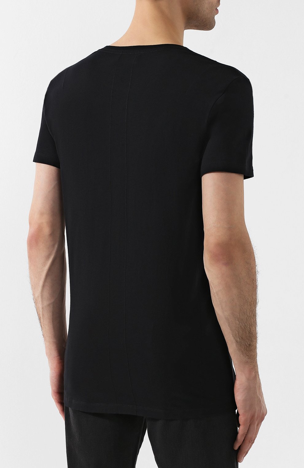 Хлопковая футболка RELIGION черного цвета по цене 5480 руб., арт. 48BGSG05, фото 4 Хлопковая футболка RELIGION, арт. 48BGSG05, фото 4