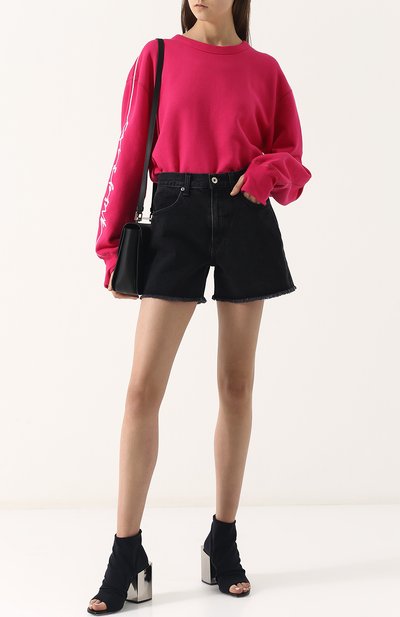 Однотонный хлопковый свитшот свободного кроя RAG AND BONE, арт. W282T22CG, фото 2