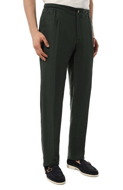 Льняные брюки KITON, арт. UPN01H08838, фото 3