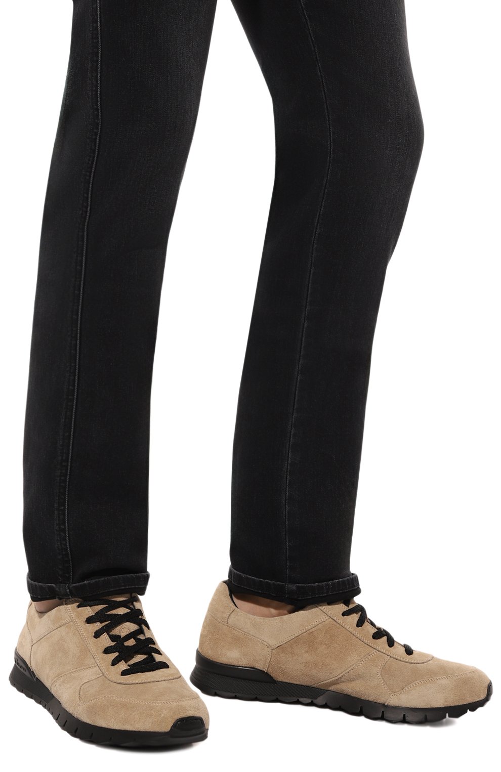 Замшевые кроссовки KITON, арт. USSA114N0097709, фото 3