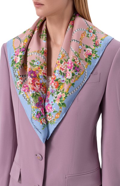 Шелковый платок DOLCE & GABBANA, арт. FN092R/GDDLG, фото 2
