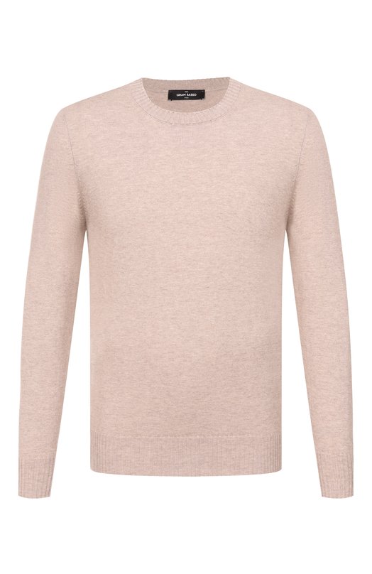 Джемпер из хлопка и кашемира Gran Sasso 57167/23216 Бежевый 57167/23216