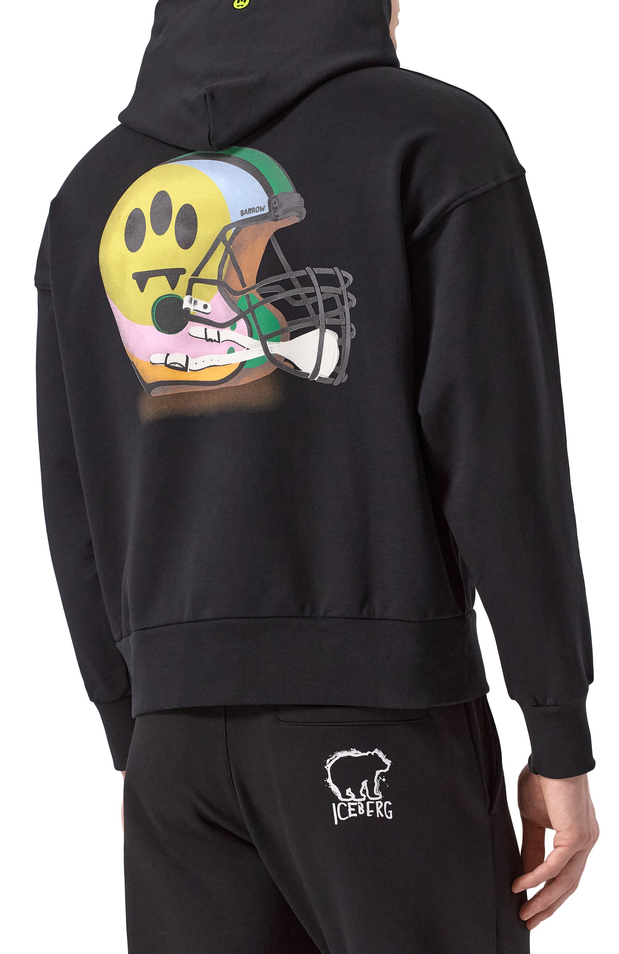 Хлопковое худи BARROW, арт. S5BWMAHS146, фото 4