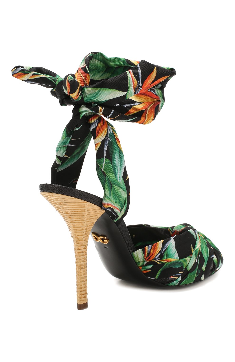 Текстильные босоножки DOLCE & GABBANA, арт. CR1015/AX871, фото 4