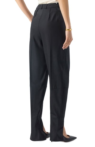 Шерстяные брюки PERVERT черного цвета по цене 22500 руб., арт. PE24/PA05/60-08, фото 4 Шерстяные брюки PERVERT, арт. PE24/PA05/60-08, фото 4