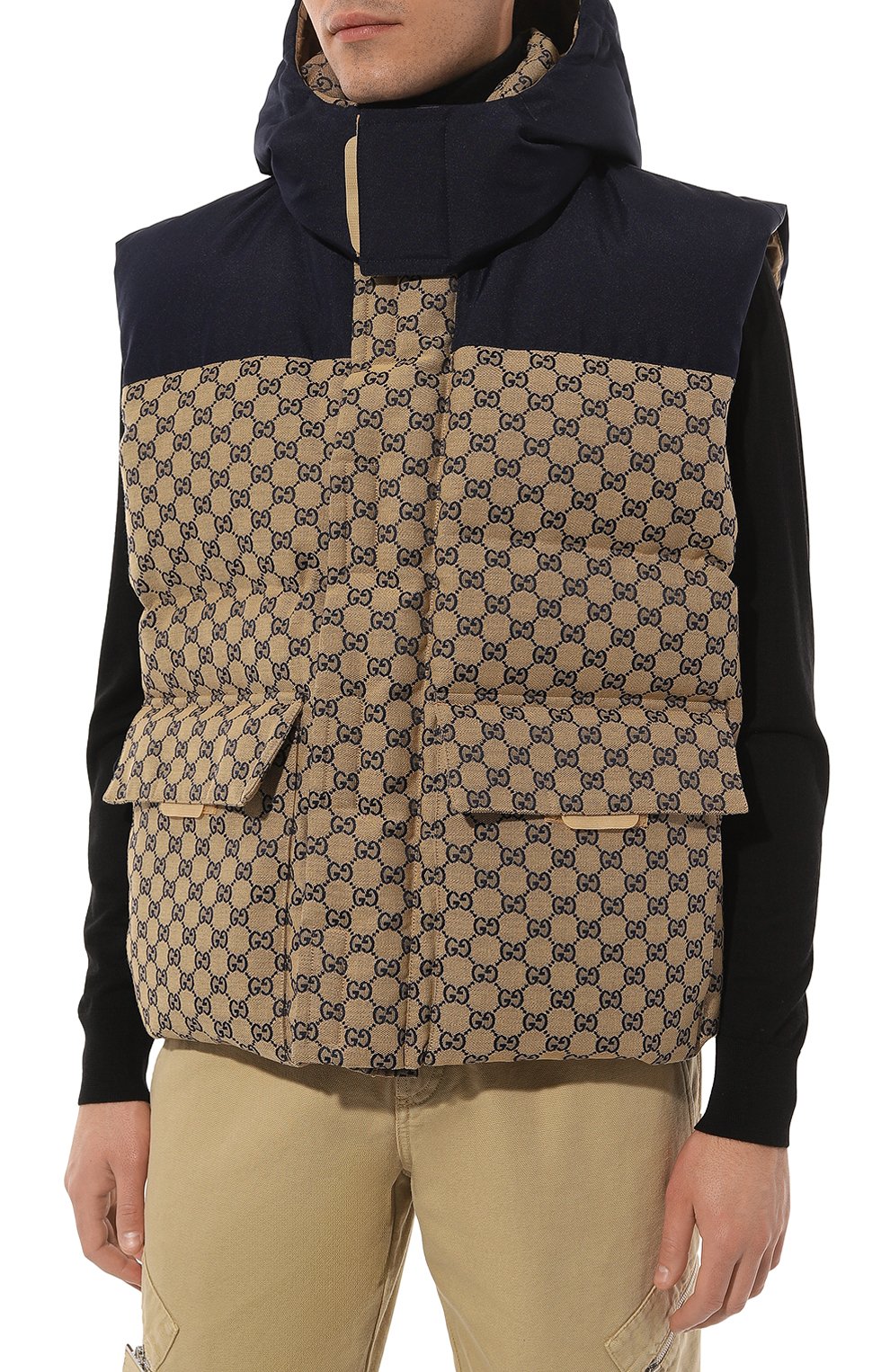 Пуховый жилет GUCCI, арт. 710586/Z8A58, фото 3