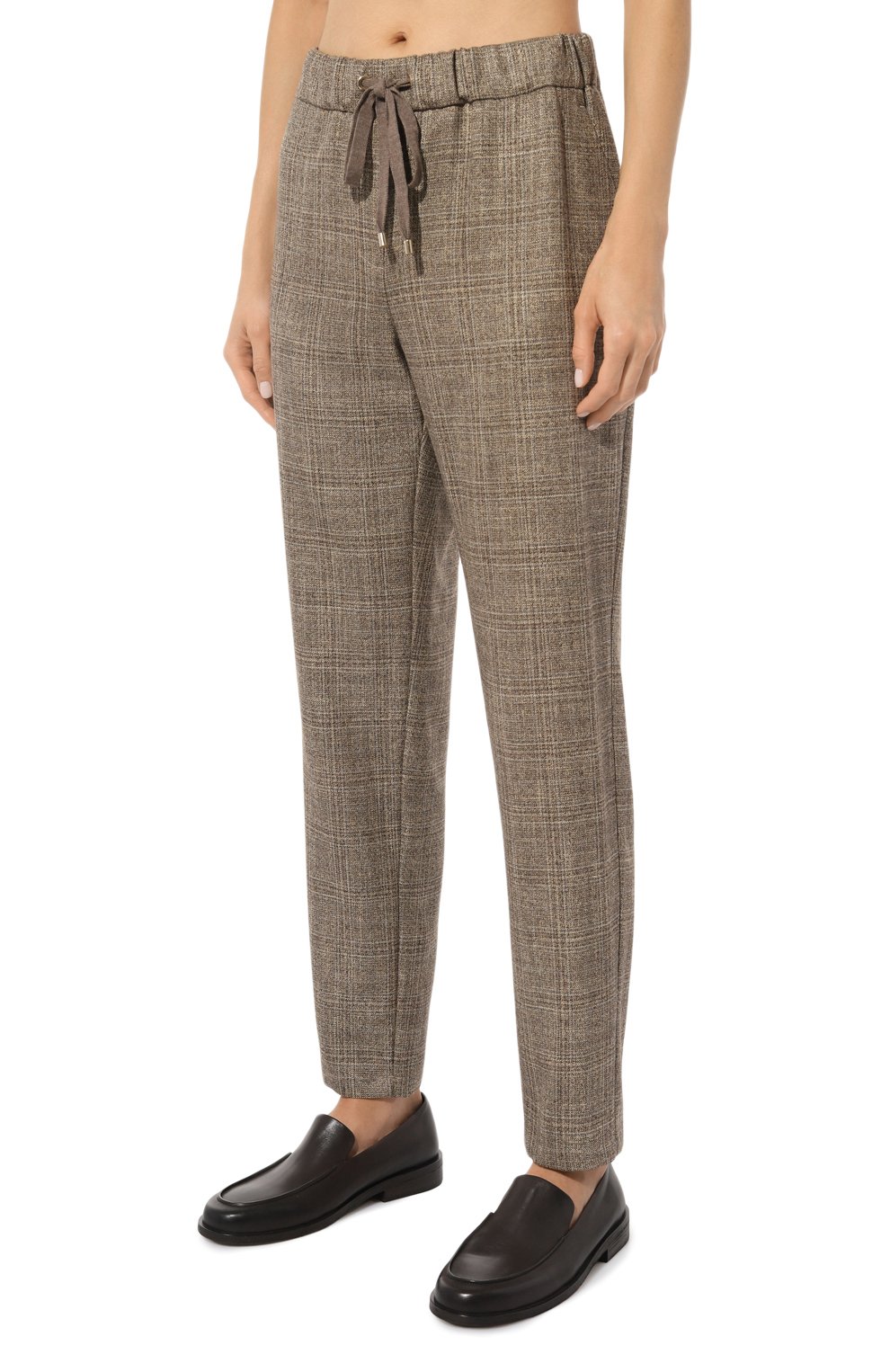 Брюки из шерсти и вискоз�ы LORENA ANTONIAZZI, арт. A2448PA80D/4653, фото 3