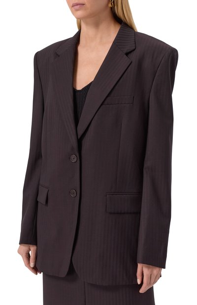 Шерстяной жакет MAGDA BUTRYM черного цвета по цене 225500 руб., арт. 145425, фото 3 Шерстяной жакет MAGDA BUTRYM, арт. 145425, фото 3