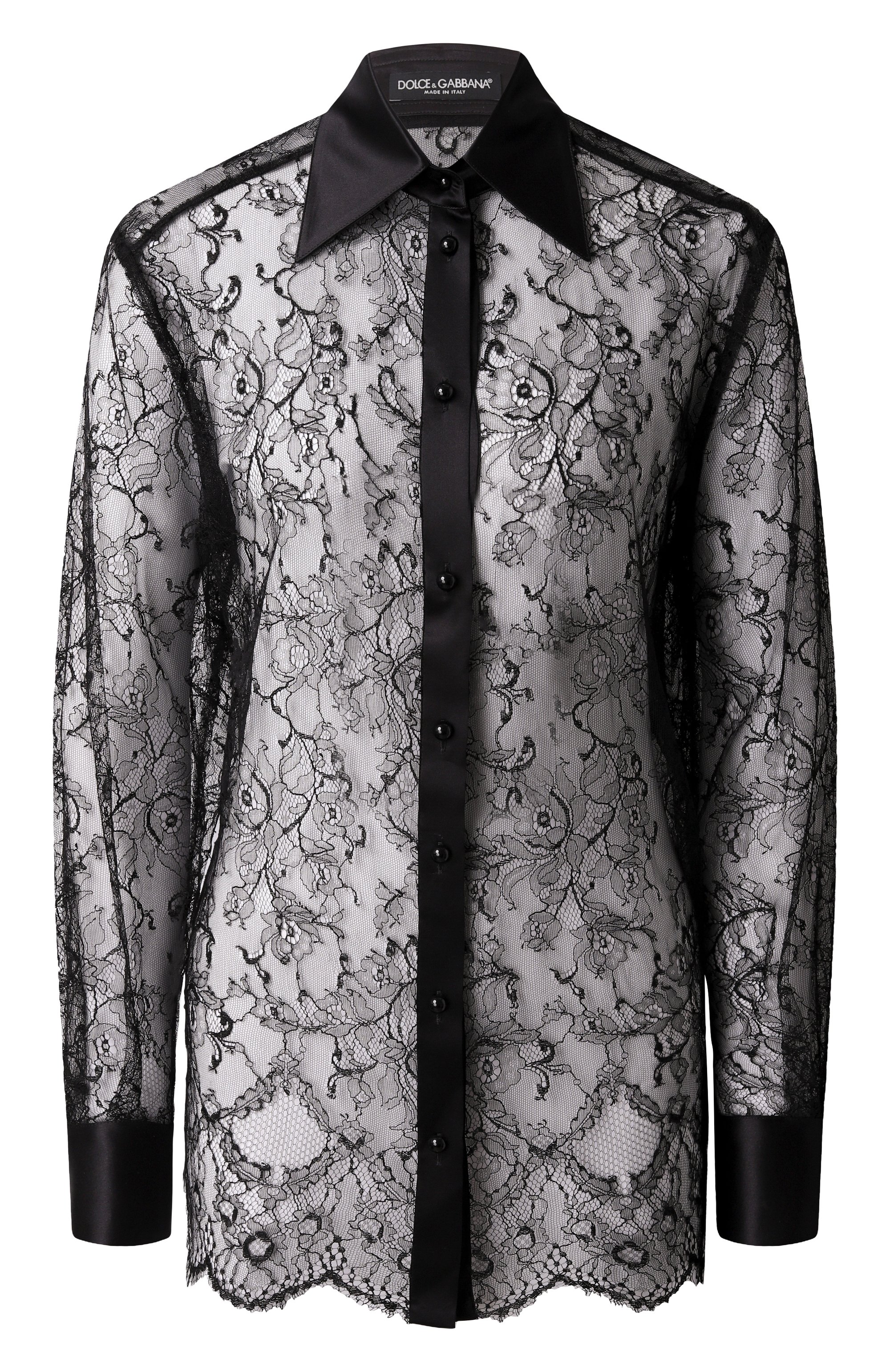 Блузка из вискозы и шел�ка DOLCE & GABBANA, арт. F5R86T/HLM90, фото 1