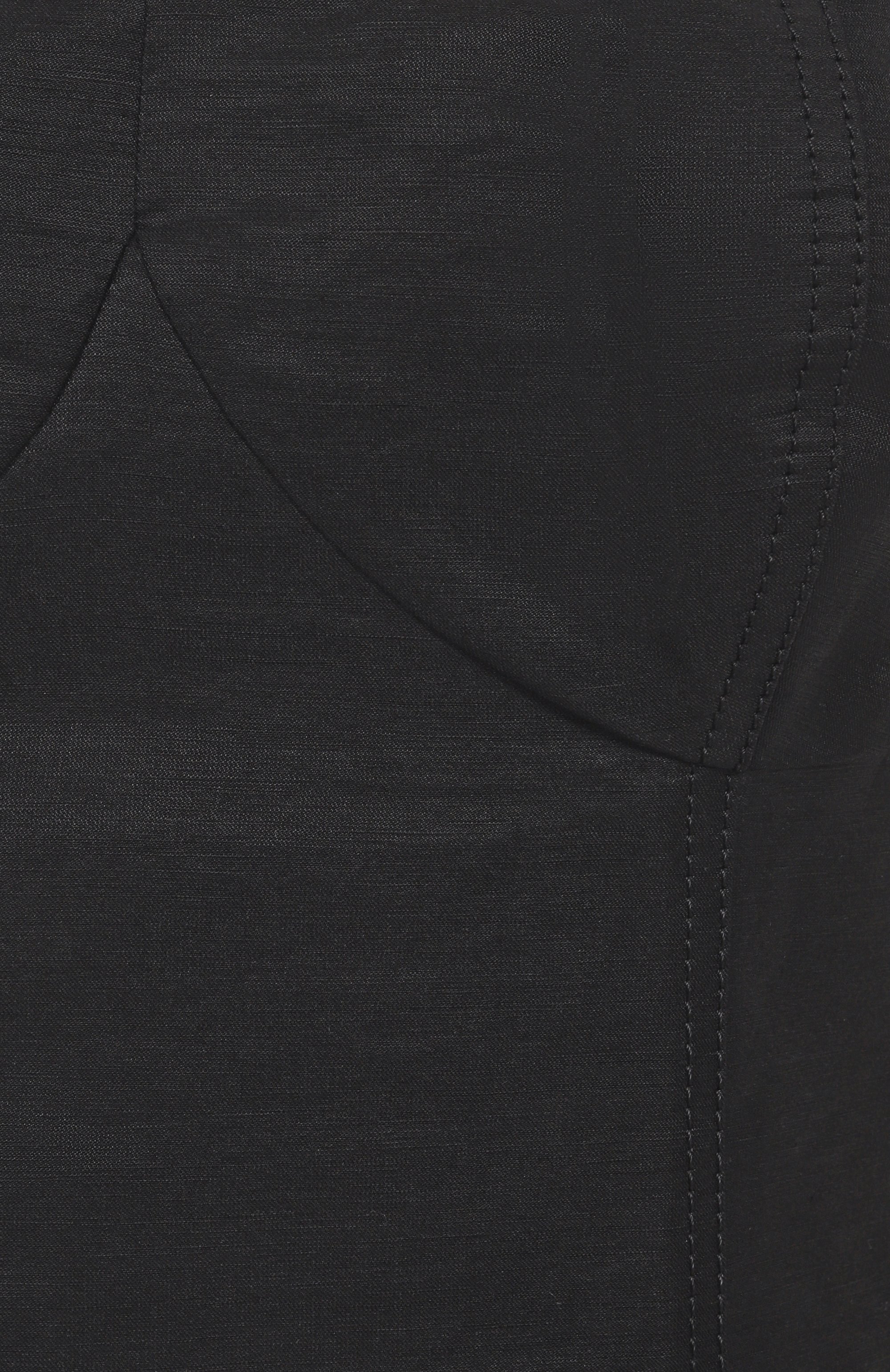 Топ-корсет из вискозы и льна FREEAGE черного цвета по цене 27940 руб., арт. WS25.TP094.2070.900, фото 5 Топ-корсет из вискозы и льна FREEAGE, арт. WS25.TP094.2070.900, фото 5