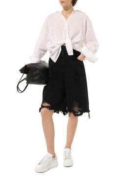 Кожаные кеды oversized ALEXANDER MCQUEEN, арт. 718233 WICG6, фото 1