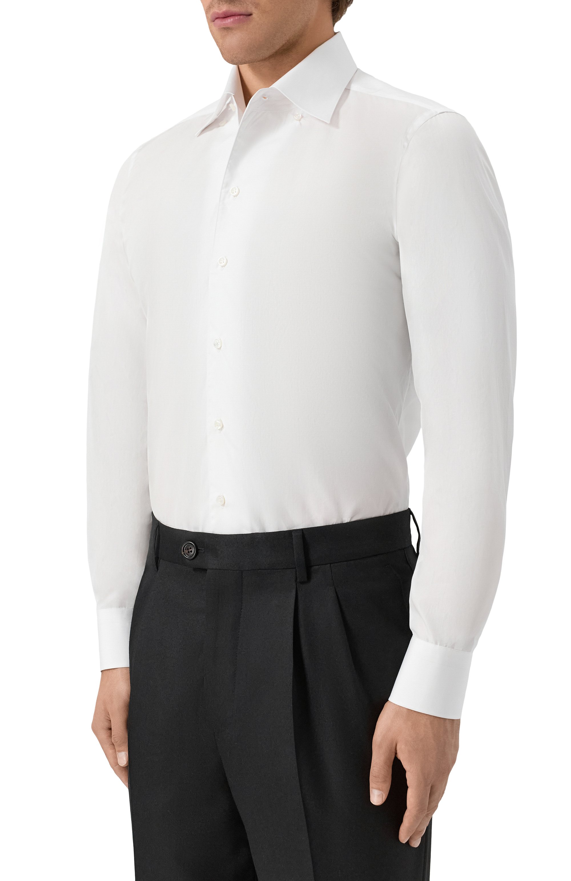 Хлопковая сорочка MVST, арт. M0RBIDA/CANNES/R0UND/F339463-KING S0YELLA 240/GIZA, фото 3