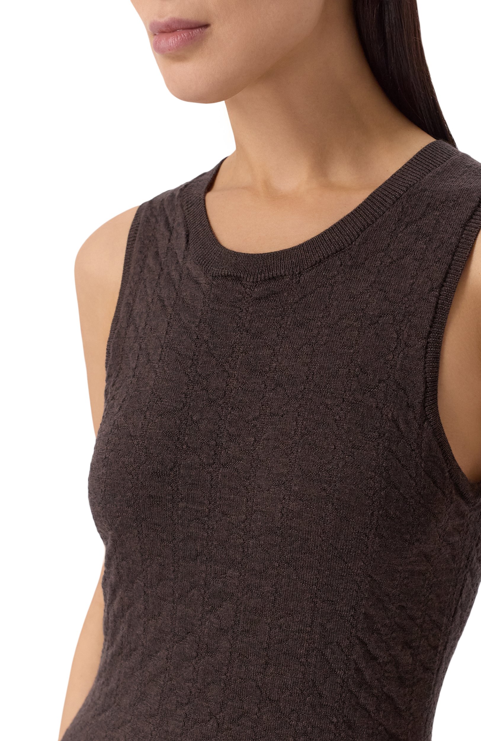 Шерстяное платье YUZEFI, арт. G0LSA-TANK DRESS, фото 4