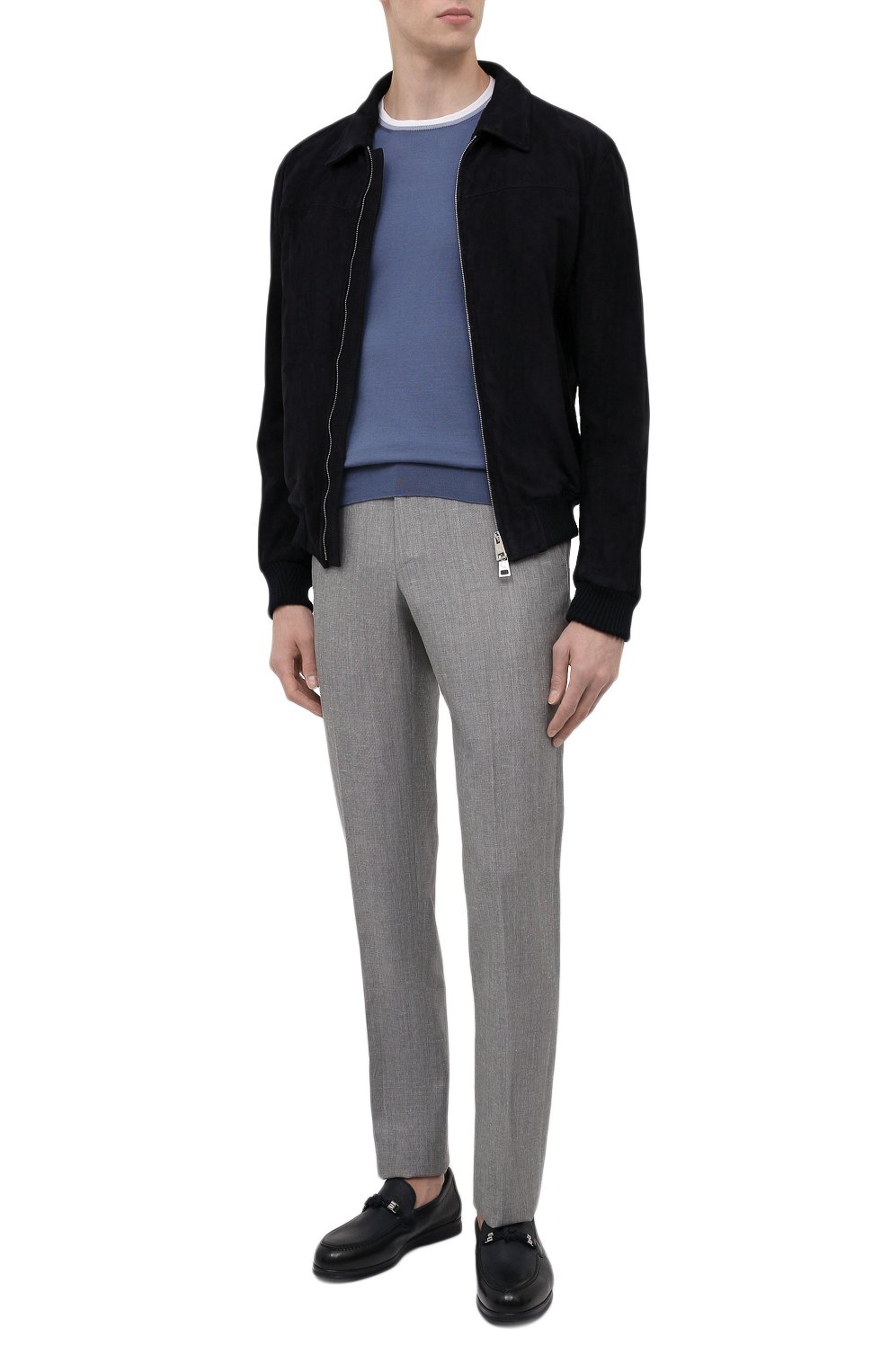 Джемпер из хлопка и кашемира FIORONI, арт. MK22609A3, фото 2